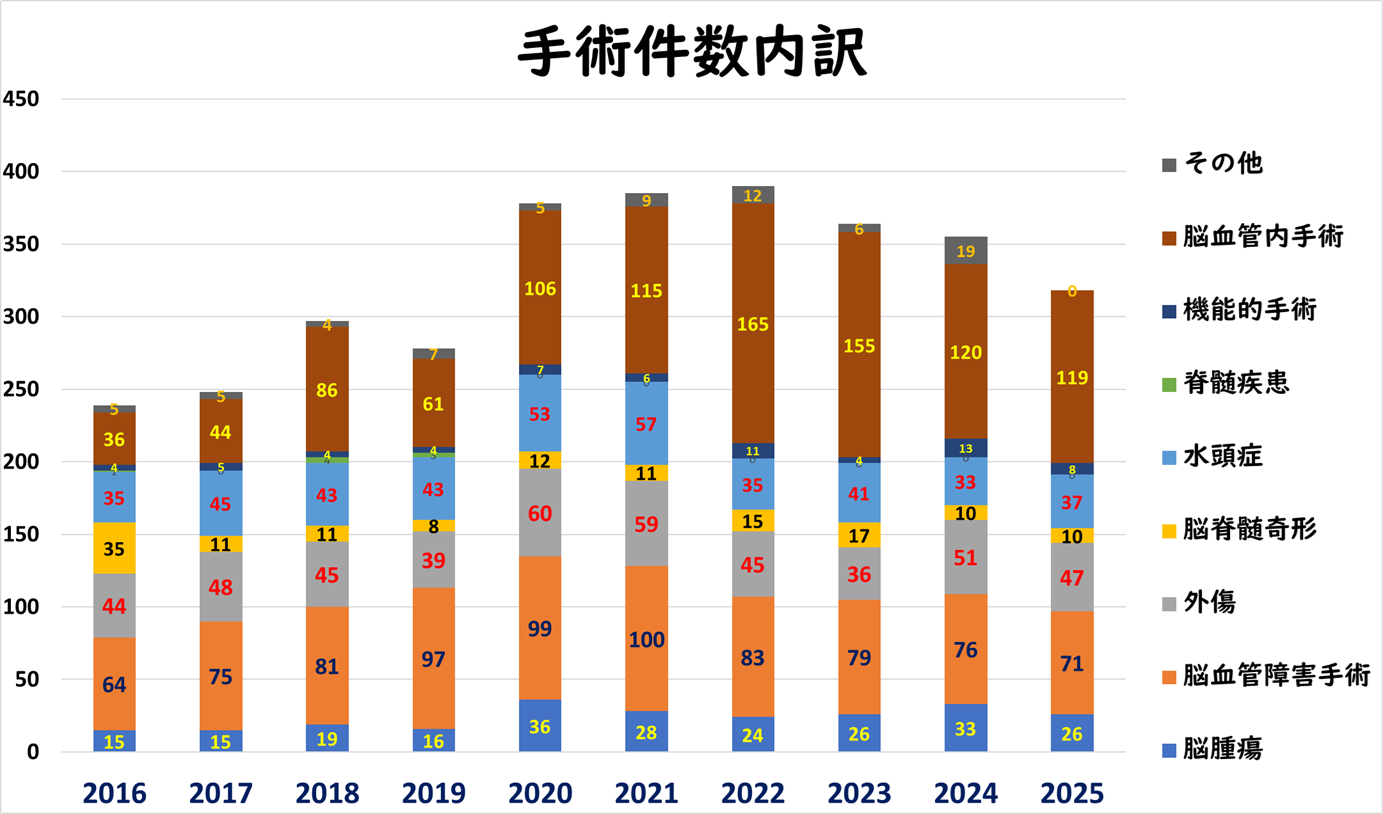 手術件数内訳（グラフ）