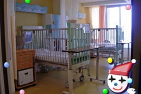 小児病棟4人部屋の画像